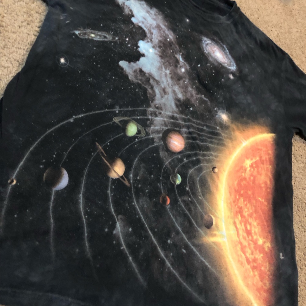 2009 The Mountain solar system t-shirt - Picture 2 of 5